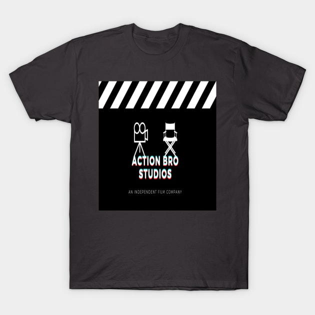 film production card logo T-Shirt by Action bro studios merch